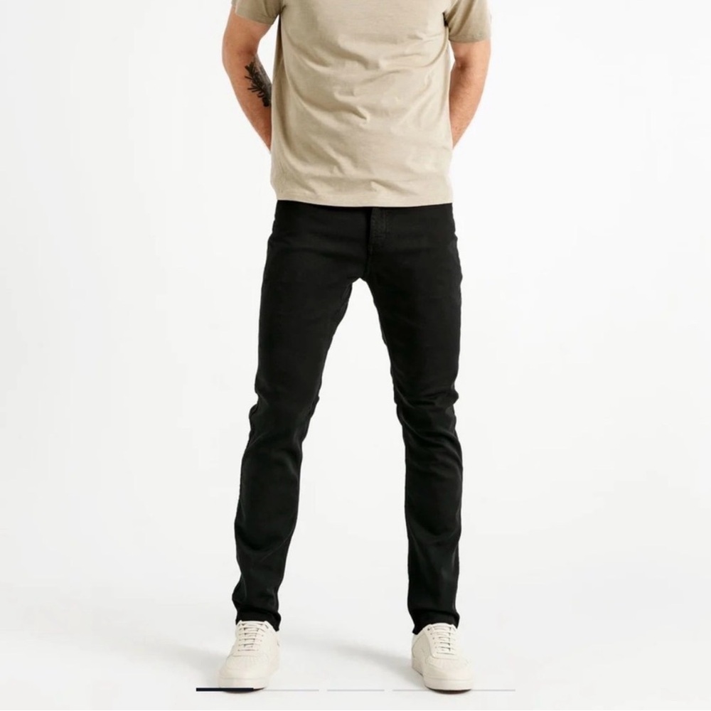 DU/ER No Sweat Slim Fit Black Chino Pants - Size 33/32